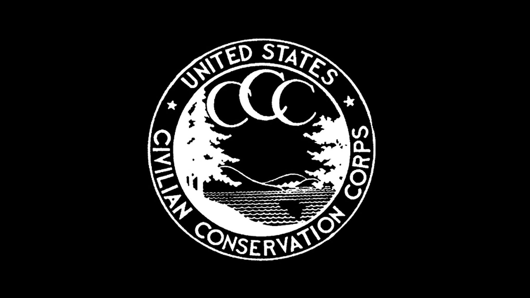 The US Civilian Conservation Corps seal was a monument to mysticism and lakefront camping.