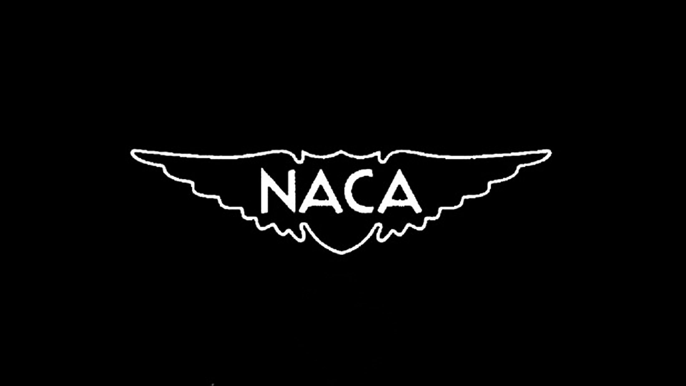 National Advisory Committee for Aeronautics (NACA) logo enhanced and inverted