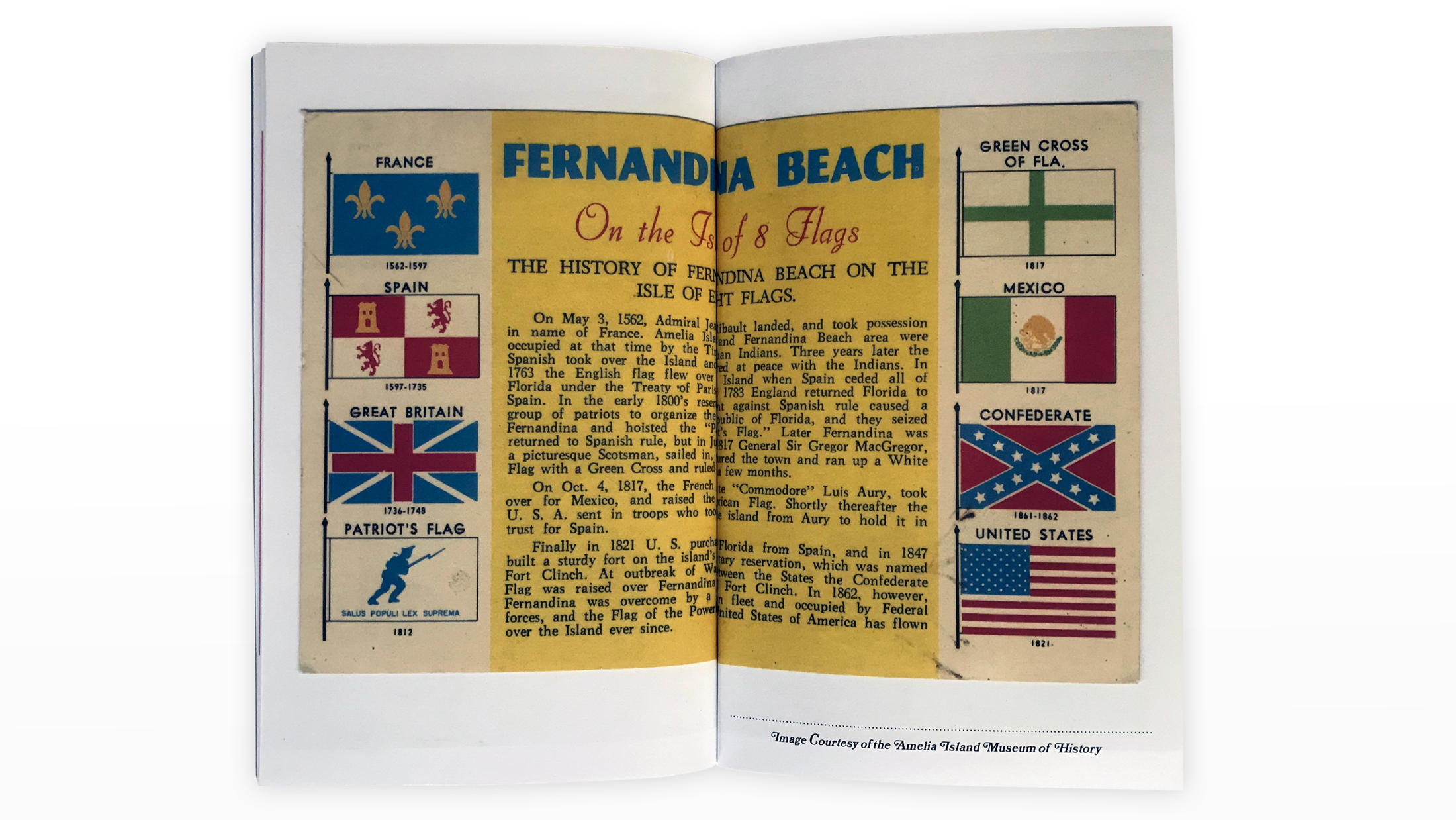 The History of Fernandina Beach on the Isle of 8 Flags in the first issue of The Islandia Journal: A (Sub)Tropical Periodical