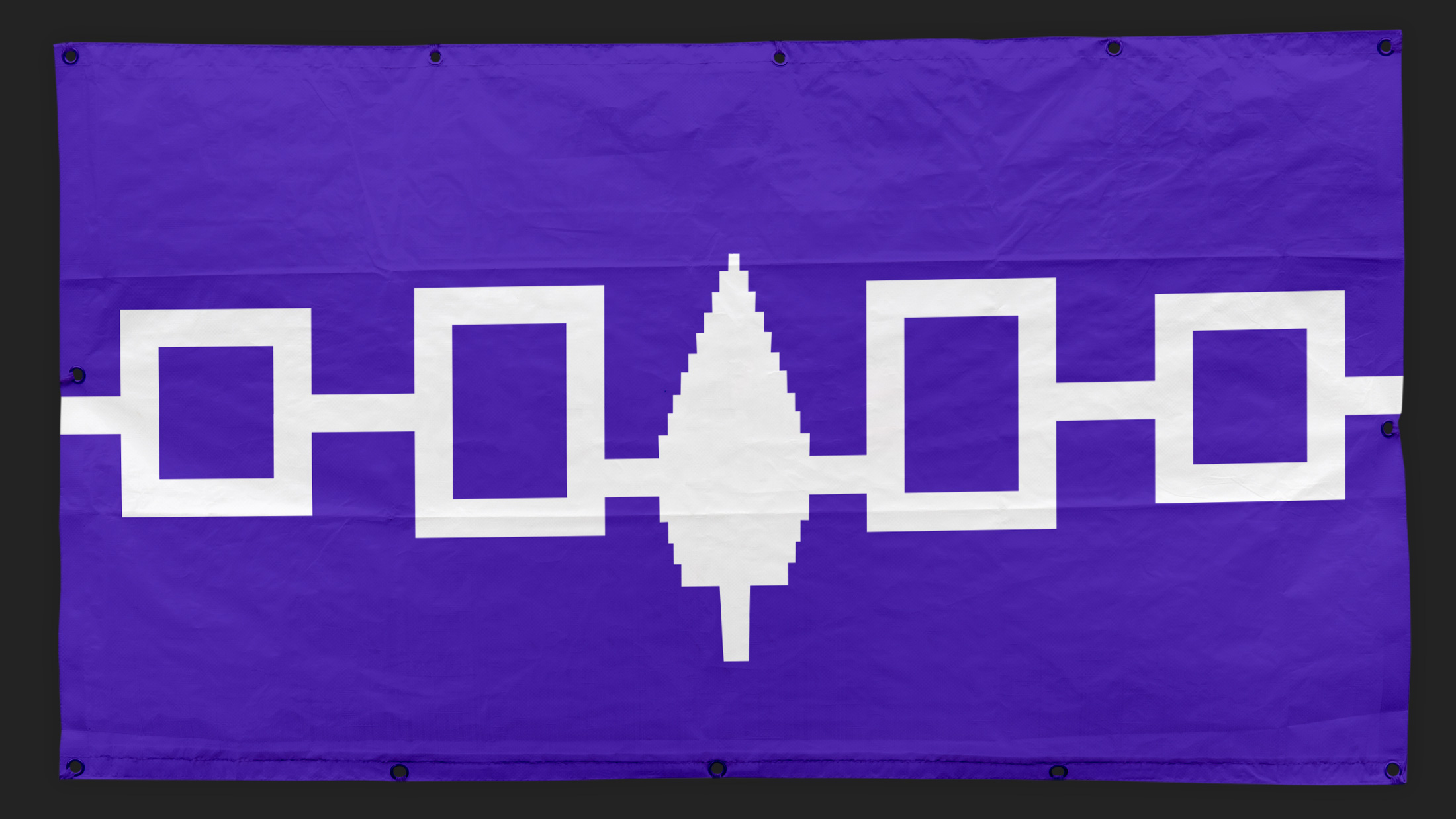 The purple flag of The Iroquois Confederacy