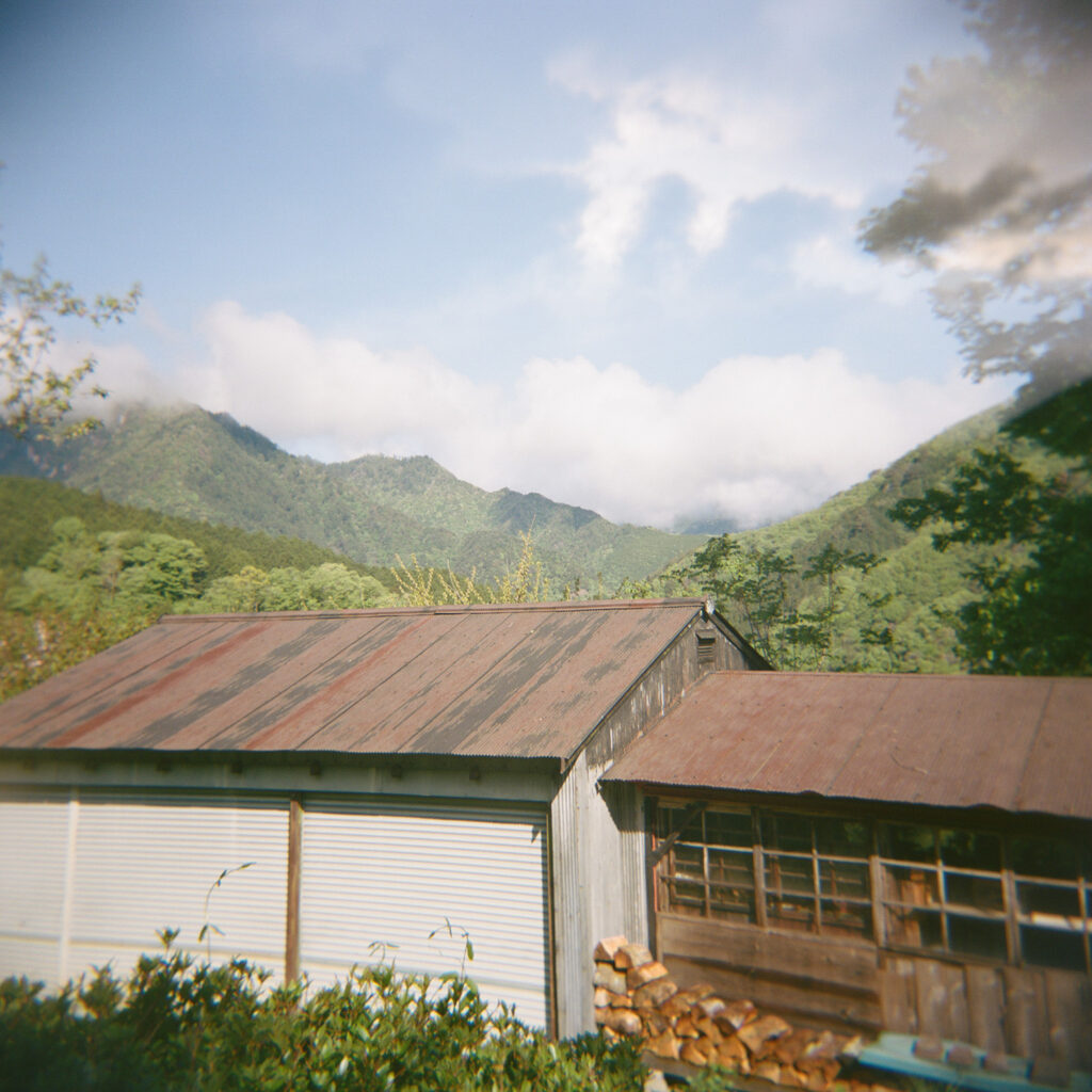 A medium format film photograph of the Kiso Valley in Japan